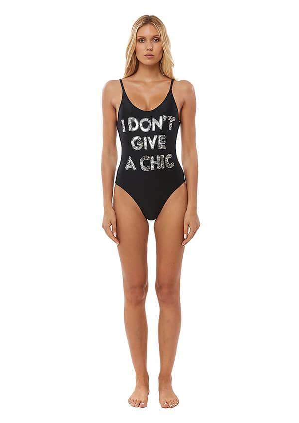 Hand-beaded one piece swimsuit - House of Mua Mua