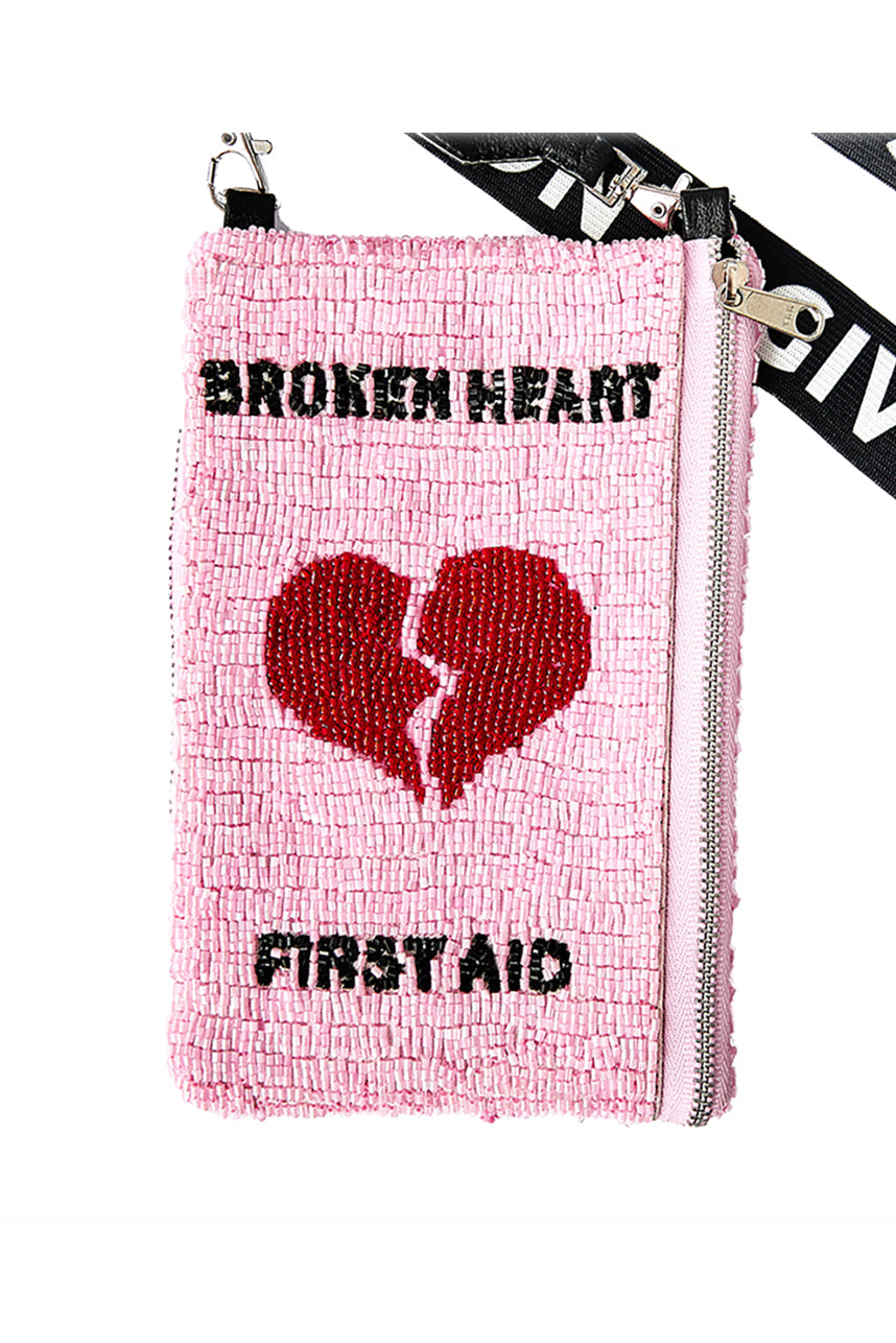 Broken Heart First Aid Phone Bag