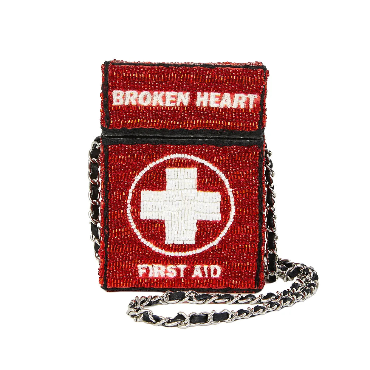 Broken Heart First Aid Medium Box Crossbody Bag