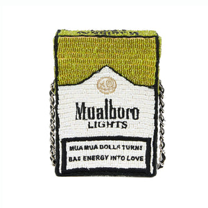 Medium Box Crossbody Bag " Mualboro Mint Fashion Kills "