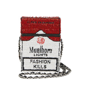 Medium Box Crossbody Bag " Mualboro Red Fashion Kills "