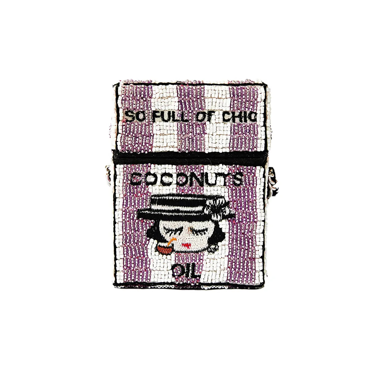 Mini Box Crossbody Bag "So Full Of Chic" Coconut Oil