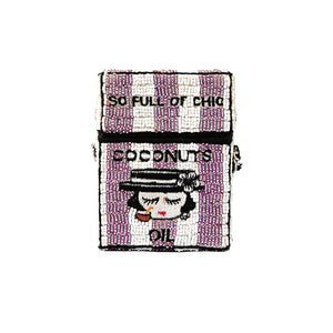 Mini Box Crossbody Bag "So Full Of Chic" Coconut oil