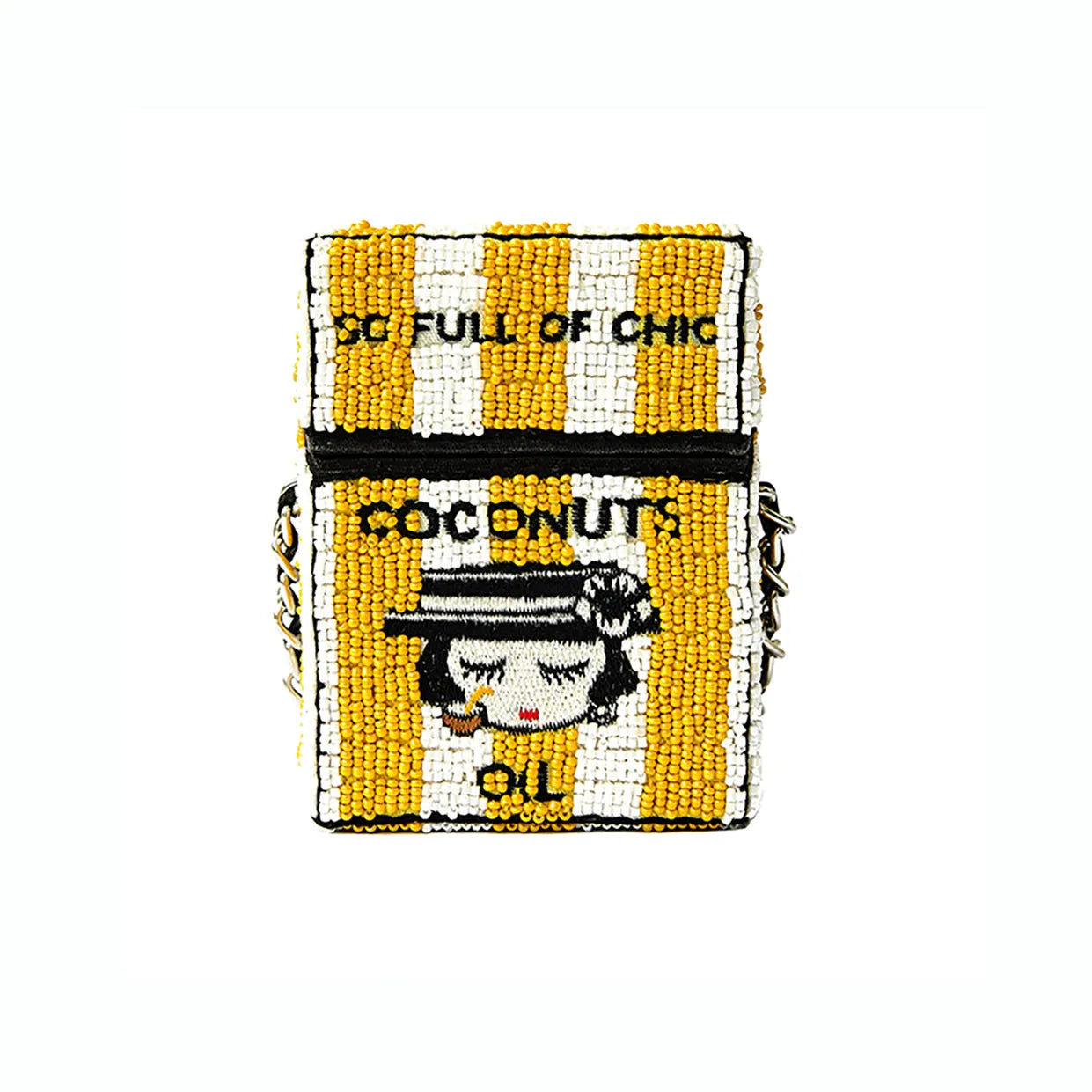 Mini Box Crossbody Bag "So Full Of Chic" Coconut Oil