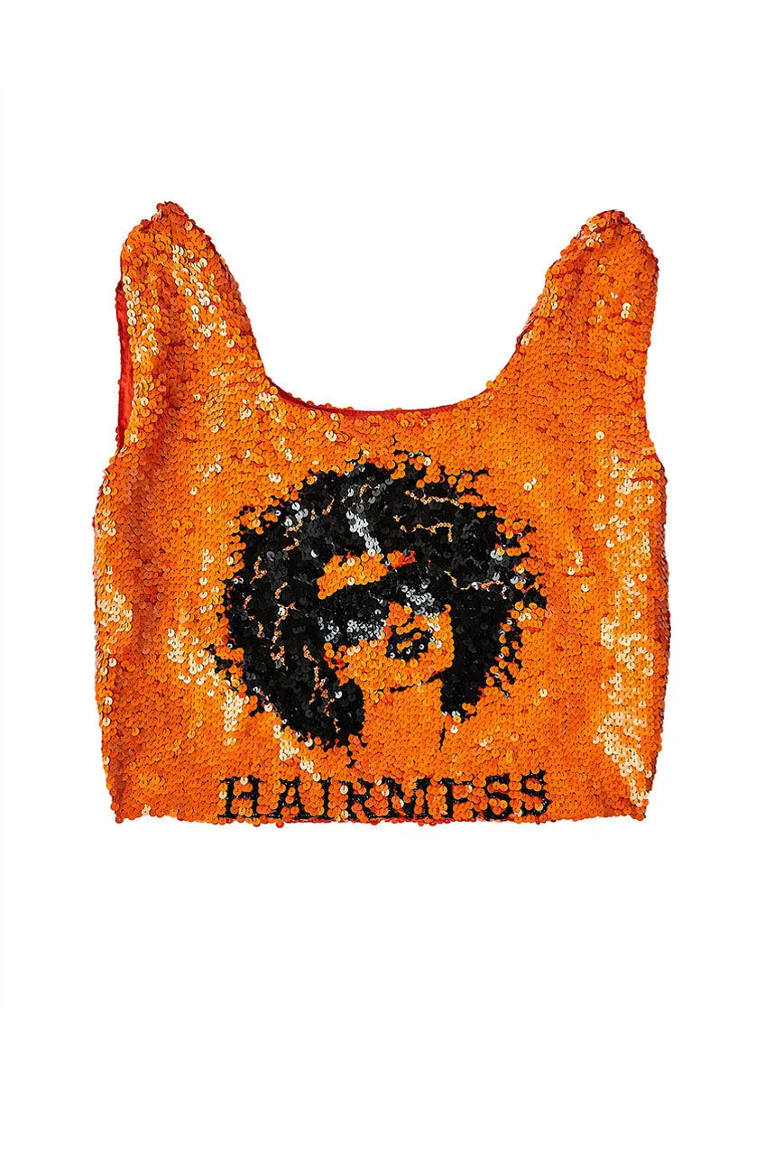 Hairmess Sequin Supermarket Bag